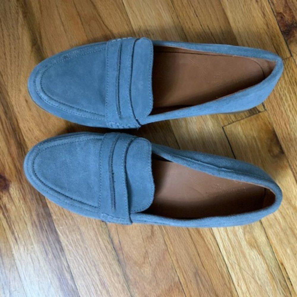universal thread genuine suede loafers size 9 new
